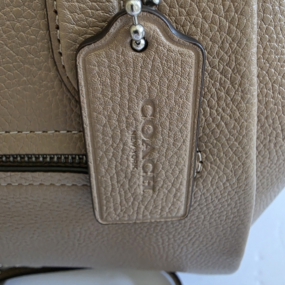 Coach Elise Pebble Leather Satchel - Picture 3 of 16